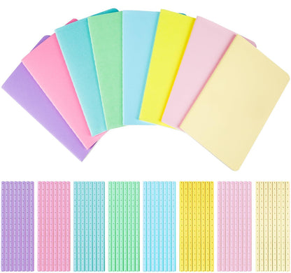 Oucaru 16PCS Mini Notebooks Bulk, Small Pocket Notebook, 3.5"x5.5" Blank