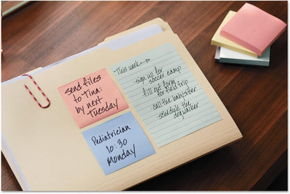 Post-it Greener Notes, 4 x 6 in, Sweet Sprinkles Collection, 5 Lined Pads