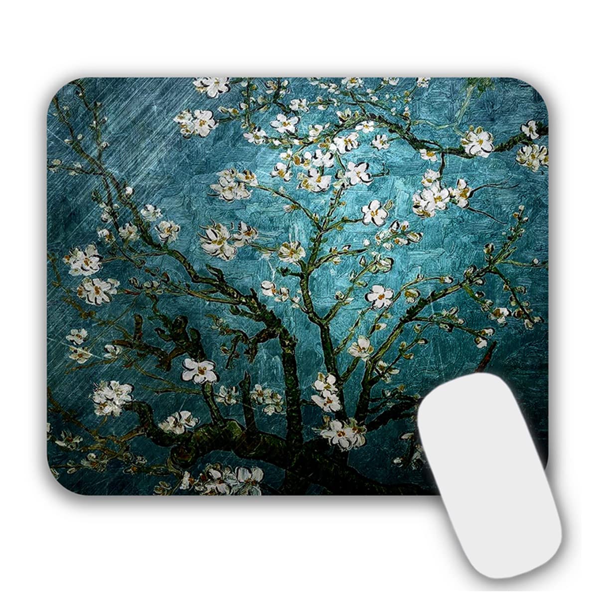 Mouse Pad Purple Butterflies Mouse Mat for Desk Laptop Computer
