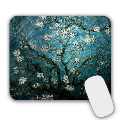 Mouse Pad Purple Butterflies Mouse Mat for Desk Laptop Computer