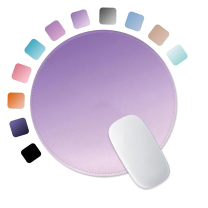 ITNRSIIET Mouse Pad Non-Slip Rubber Base Smooth Surface Stitched Edges Waterproof Durable Compatible with All Mice for Office & Gaming, Desk Accessory, Diameter 8.7 inch, Lavender