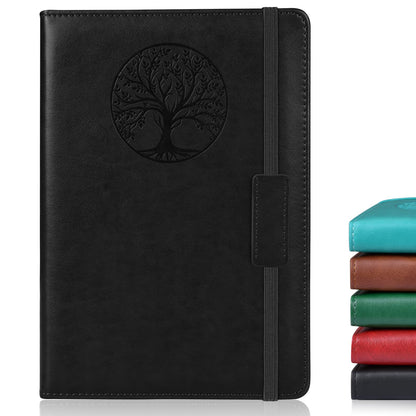 Biuwory Leather Journal Notebook,256 Thick Lined Pages,Hardcover 5.7"×8.3"