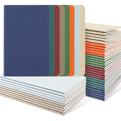 Oucaru 16PCS Mini Notebooks Bulk, Small Pocket Notebook, 3.5"x5.5" Blank