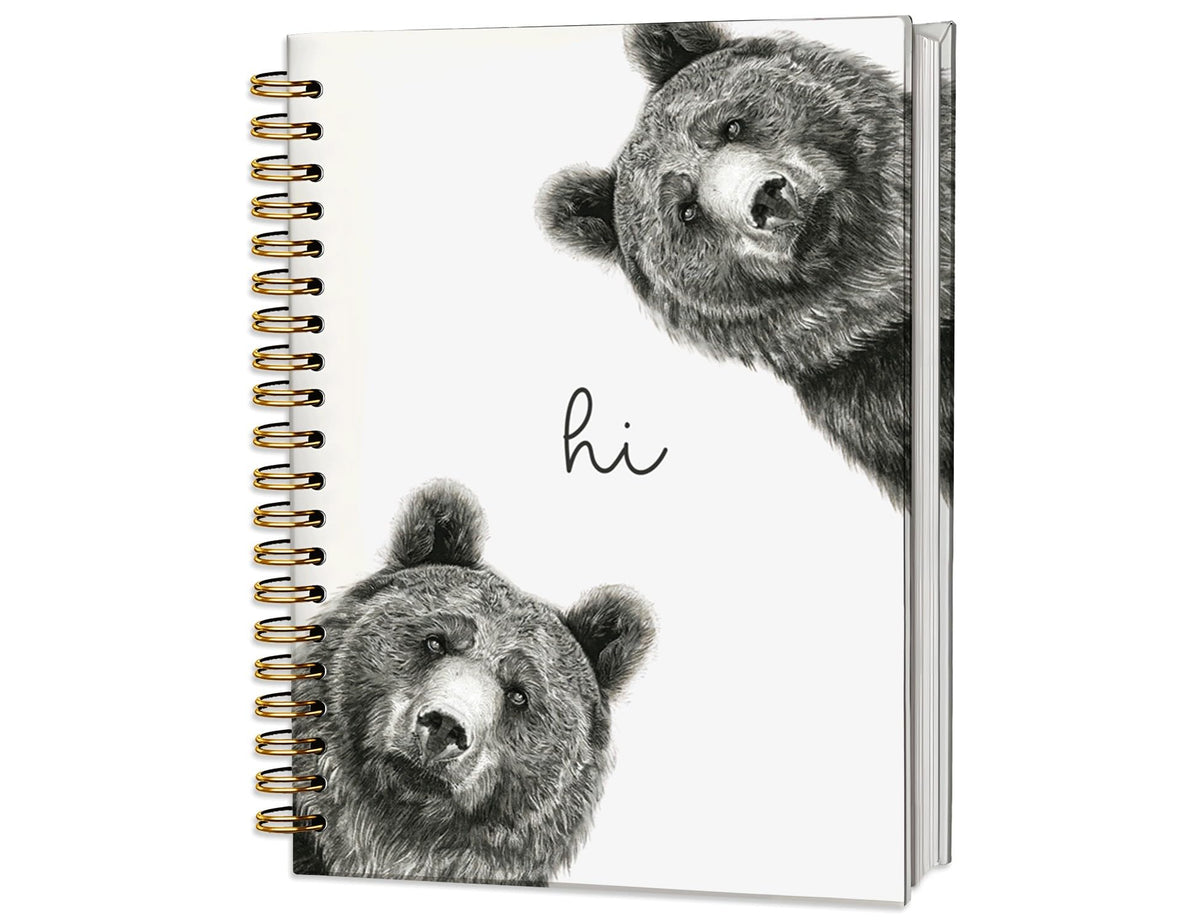 Penguin Notebook Journal,Cute Animal Notebook Journal for School Women Teen Girls Kids,Gifts for Penguin Lovers,Hardcover Spiral Notebooks for Work Notes Journaling,5.5x8.3 Inch