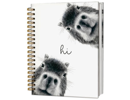 Penguin Notebook Journal,Cute Animal Notebook Journal for School Women Teen Girls Kids,Gifts for Penguin Lovers,Hardcover Spiral Notebooks for Work Notes Journaling,5.5x8.3 Inch