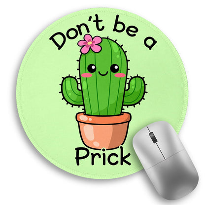 Inspirational Quote Work Mouse Pad, Positive Small Round Mousepad