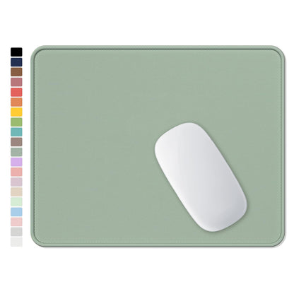 Hsurbtra Mouse Pad, Premium-Textured Square Mousepad 10.2 x 8.3 Inch, Stitched Edge Anti-Slip Waterproof Rubber Pretty Cute Computer Mat for Office Gaming Laptop Women Kids Sage Green