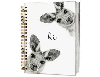 Penguin Notebook Journal,Cute Animal Notebook Journal for School Women Teen Girls Kids,Gifts for Penguin Lovers,Hardcover Spiral Notebooks for Work Notes Journaling,5.5x8.3 Inch
