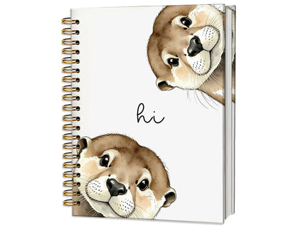 Penguin Notebook Journal,Cute Animal Notebook Journal for School Women Teen Girls Kids,Gifts for Penguin Lovers,Hardcover Spiral Notebooks for Work Notes Journaling,5.5x8.3 Inch
