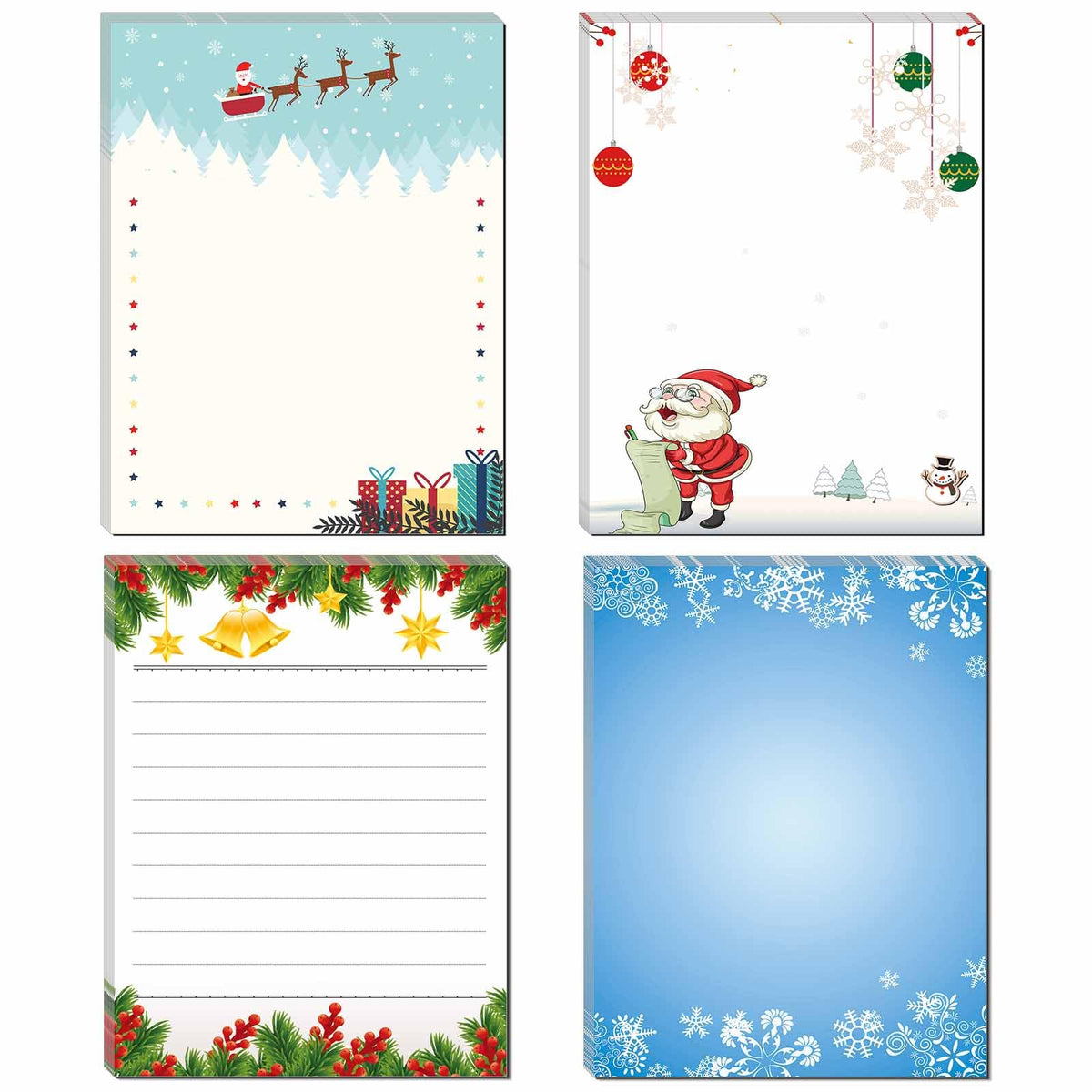 DUGUTUL 4 Funny Novelty Memo Pads,4 x 5.5 in(10x14cm),200 sheets,Coworker Gifts for Women,Funny Notepads for Office,Women Office Note Pad,Perfect Novelty gift for Boss,Coworker,Friend or Family(A)