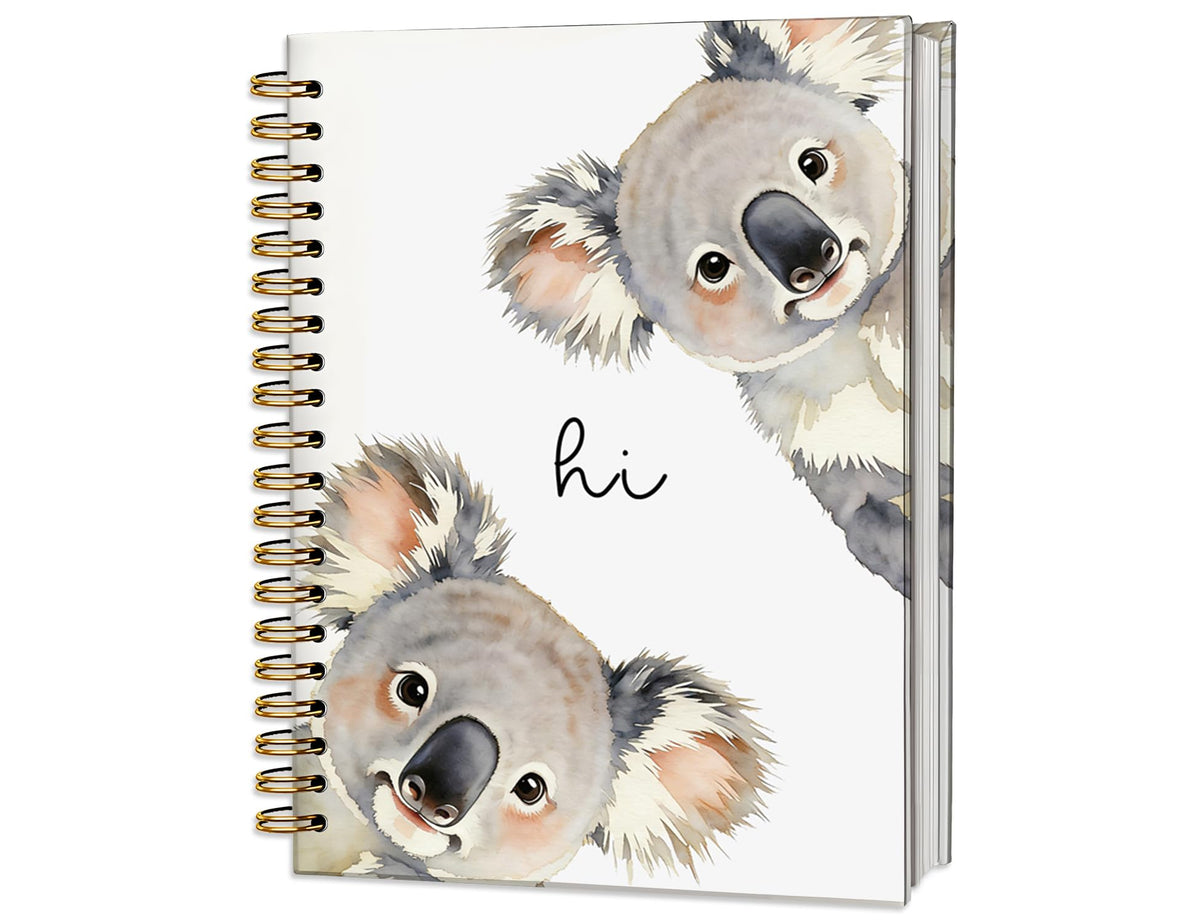 Penguin Notebook Journal,Cute Animal Notebook Journal for School Women Teen Girls Kids,Gifts for Penguin Lovers,Hardcover Spiral Notebooks for Work Notes Journaling,5.5x8.3 Inch