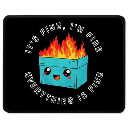 ITNRSIIET Mouse Pad with Stitched Edge Premium Textured Smooth Precise Operation Waterproof Washable Non-Slip Rubber Base Desktop Protection Mat, 10.2×8.3×0.12 inches, Palm Texture