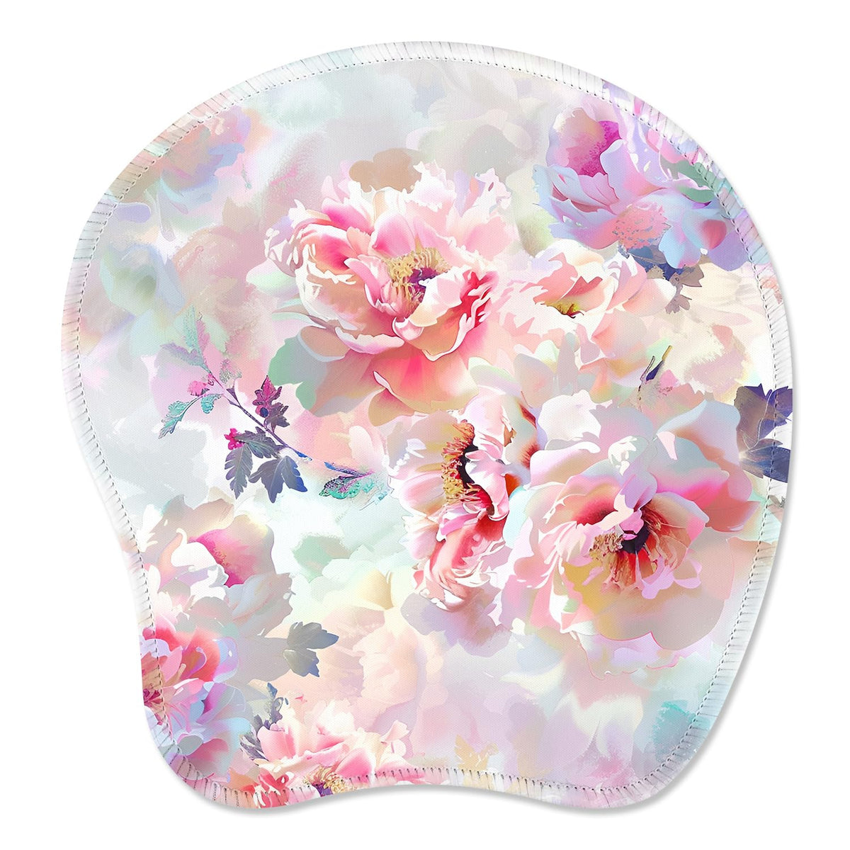 ITNRSIIET Mouse Pad Non-Slip Rubber Base Smooth Surface Stitched Edges Waterproof Durable Compatible with All Mice for Office & Gaming, Desk Accessory, Diameter 8.7 inch, Lavender