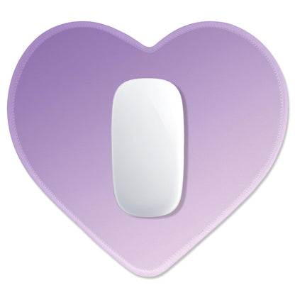 ITNRSIIET Mouse Pad Non-Slip Rubber Base Smooth Surface Stitched Edges Waterproof Durable Compatible with All Mice for Office & Gaming, Desk Accessory, Diameter 8.7 inch, Lavender