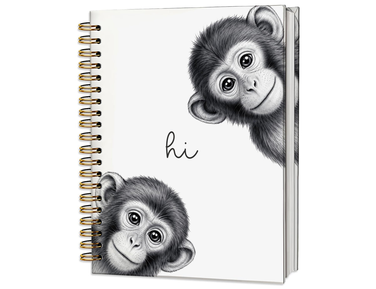 Penguin Notebook Journal,Cute Animal Notebook Journal for School Women Teen Girls Kids,Gifts for Penguin Lovers,Hardcover Spiral Notebooks for Work Notes Journaling,5.5x8.3 Inch