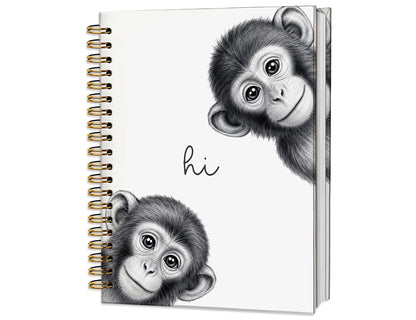 Penguin Notebook Journal,Cute Animal Notebook Journal for School Women Teen Girls Kids,Gifts for Penguin Lovers,Hardcover Spiral Notebooks for Work Notes Journaling,5.5x8.3 Inch