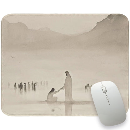 UTELKA Retro Boho Flroal Mouse Pad, Cute Mousepad for Desk Women 10x8