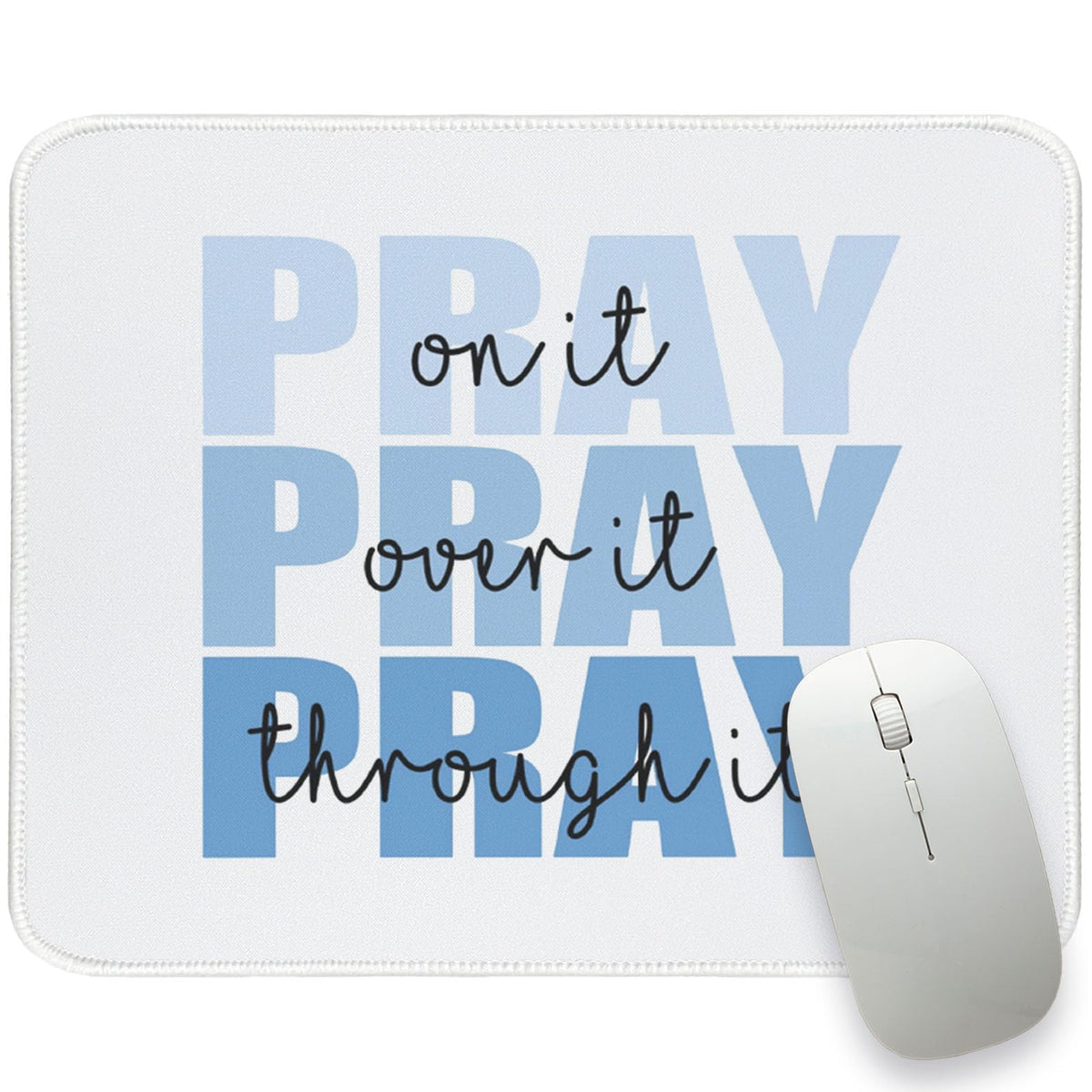 UTELKA Retro Boho Flroal Mouse Pad, Cute Mousepad for Desk Women 10x8