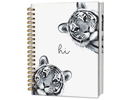 Penguin Notebook Journal,Cute Animal Notebook Journal for School Women Teen Girls Kids,Gifts for Penguin Lovers,Hardcover Spiral Notebooks for Work Notes Journaling,5.5x8.3 Inch