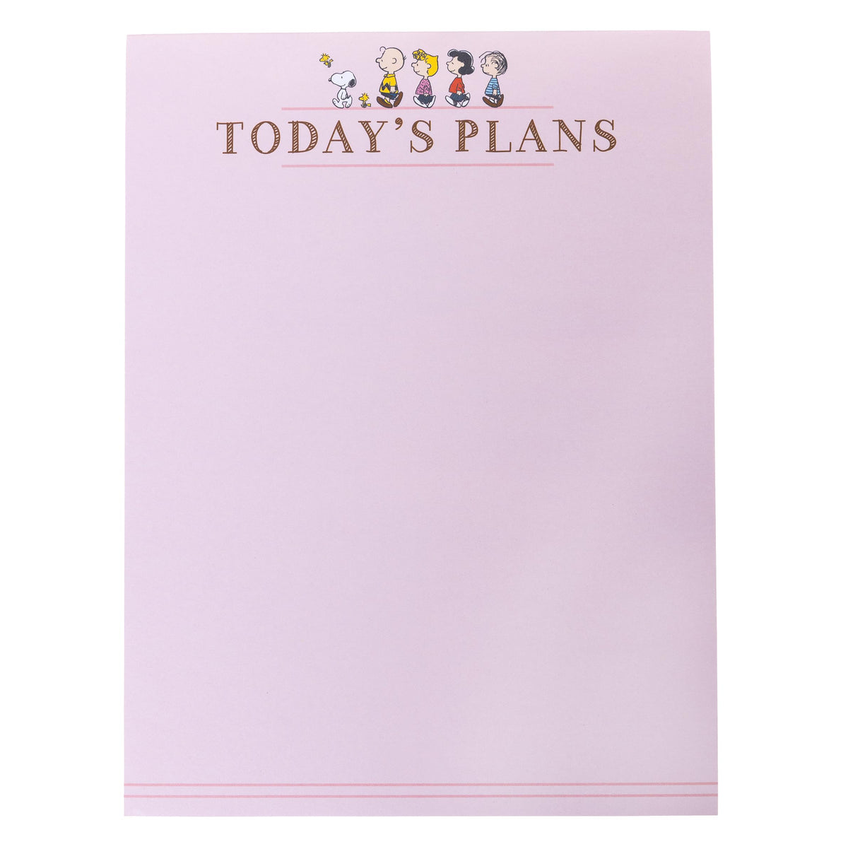 Graphique Large Notepad, Brush Strokes – 6" x 8", Cute Notepad with 150 Tear-Off Sheets, Features the Word “Notes” on Every Page – Perfect for Note Taking, List Making, and More