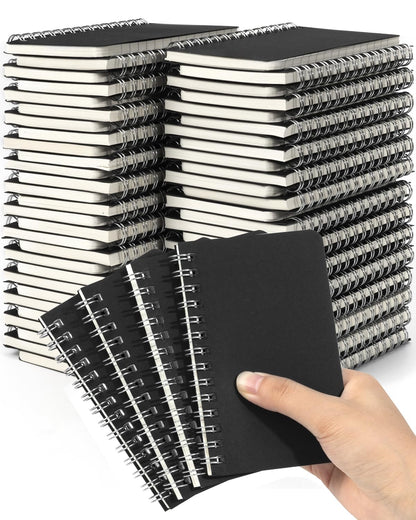 Dynta Mini Spiral Notebooks 3x5 Bulk, Pocket Notebooks Memo Pads 30 Packs