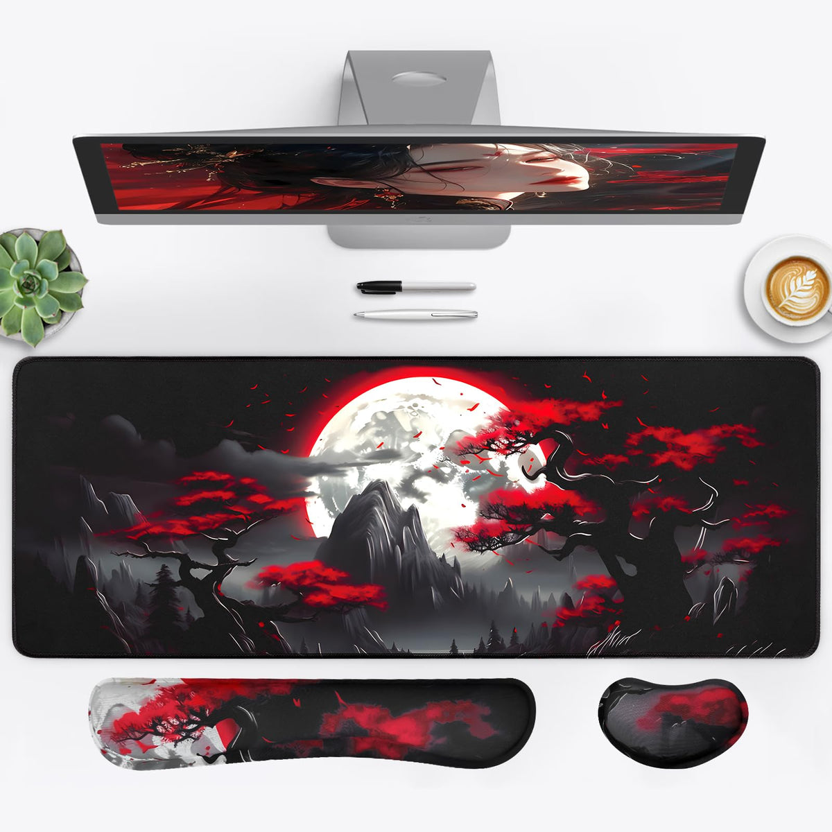 Large Gaming Mouse Pad,Anime Mousepad Suitable for Home Office School