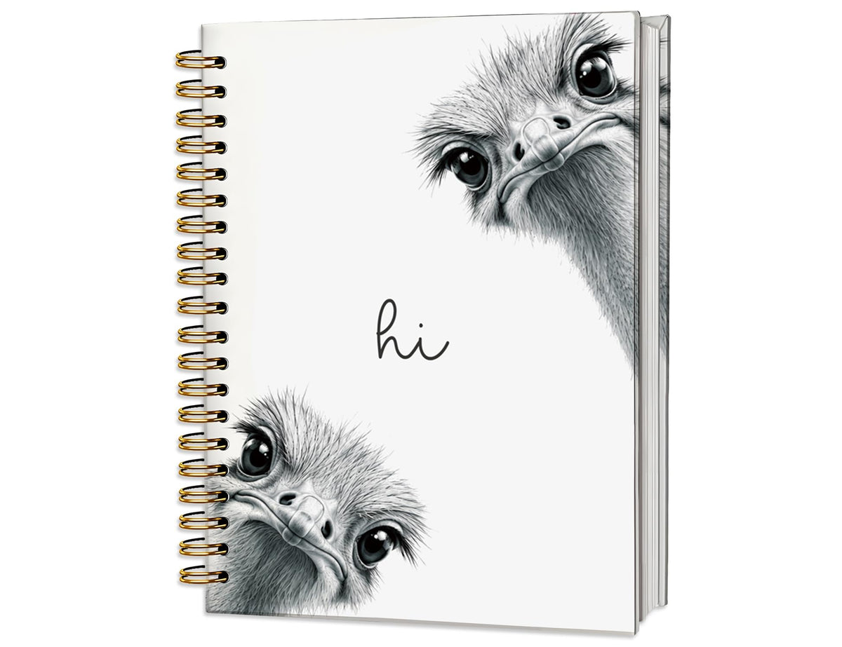 Penguin Notebook Journal,Cute Animal Notebook Journal for School Women Teen Girls Kids,Gifts for Penguin Lovers,Hardcover Spiral Notebooks for Work Notes Journaling,5.5x8.3 Inch