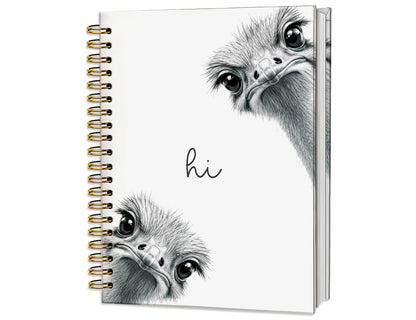 Penguin Notebook Journal,Cute Animal Notebook Journal for School Women Teen Girls Kids,Gifts for Penguin Lovers,Hardcover Spiral Notebooks for Work Notes Journaling,5.5x8.3 Inch