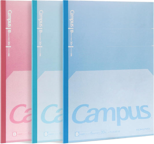 KOKUYO B5 Composition Notebooks, 3 Pack Campus Comp Book with College Ruled