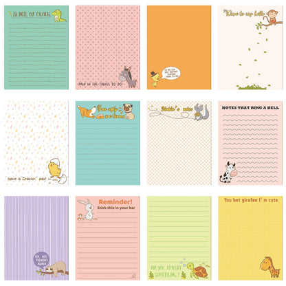 Pajean 12 Designs Funny Sticky Notes, Office to Do List,Classic Style
