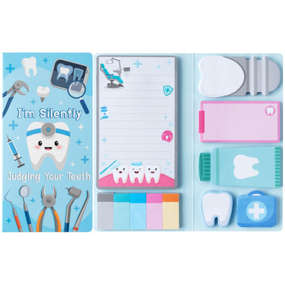 B1ykin Sticky Notes Set - 550 Sheets Memo Writing Pad Cat Floral Design