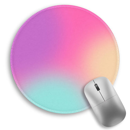 Inspirational Quote Work Mouse Pad, Positive Small Round Mousepad