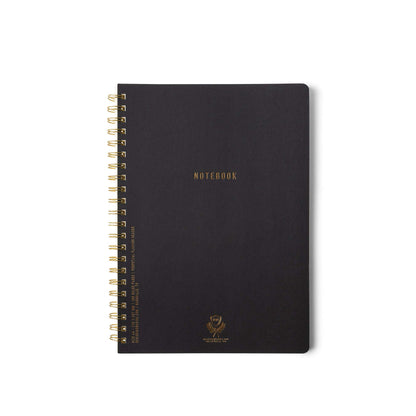 DesignWorks Ink Textured Twin Wire Notebook, Lilac, 8.25 x 11.625 in