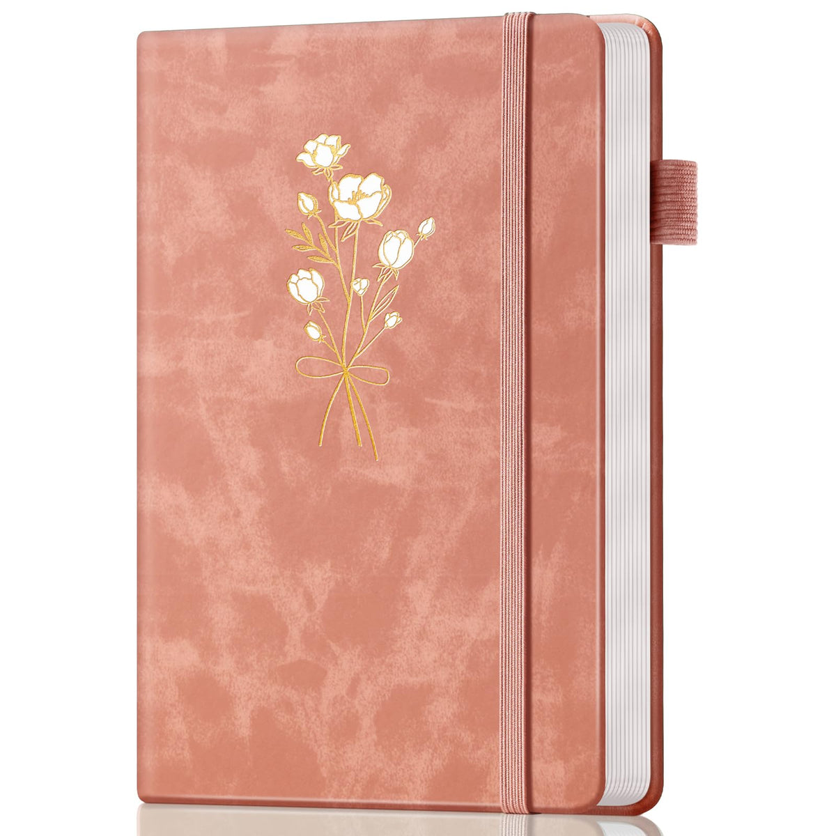 Ovesmusl Leather Journal Notebook, A5 Green Diary 192 Pages