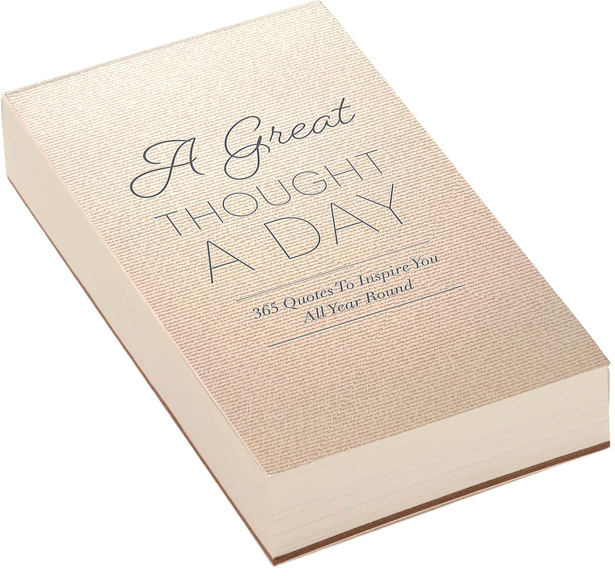 WORLD TRAVELER "A Thought a Day 365 Quotes List Pad, To Do Notepad, 5x8