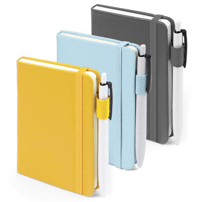 feela 3 Pack Pocket Small Notebook Journals, Mini Cute Hardcover College Ruled Notepad Women Office Supplies, with 3 Black Pens, 3.5”x 5.5”, A6, Pastel Colors, Light Blue, Light Purple, Light Green