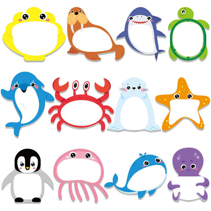 Yinder 24 Pads Animal Sticky Notes, Cute Cartoon Memo Self Adhesive