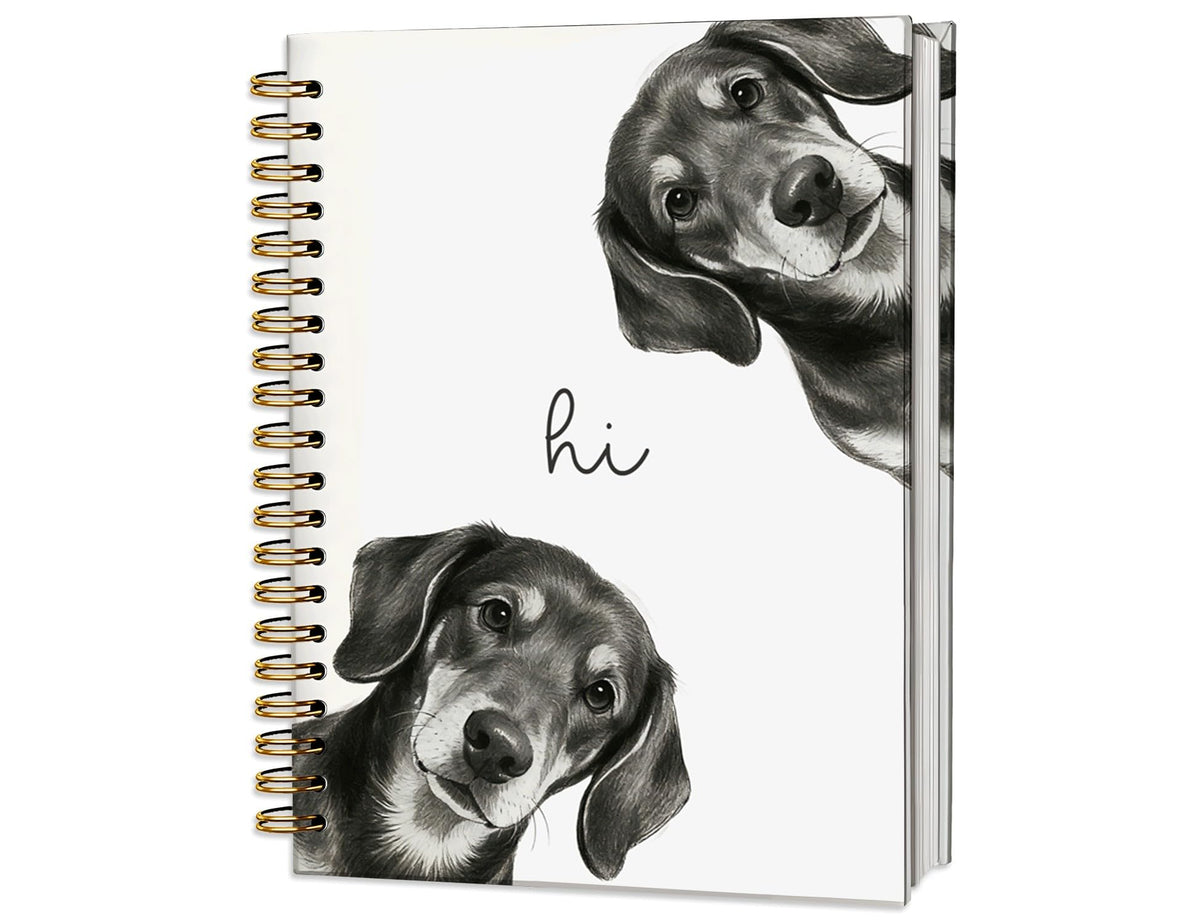 Penguin Notebook Journal,Cute Animal Notebook Journal for School Women Teen Girls Kids,Gifts for Penguin Lovers,Hardcover Spiral Notebooks for Work Notes Journaling,5.5x8.3 Inch