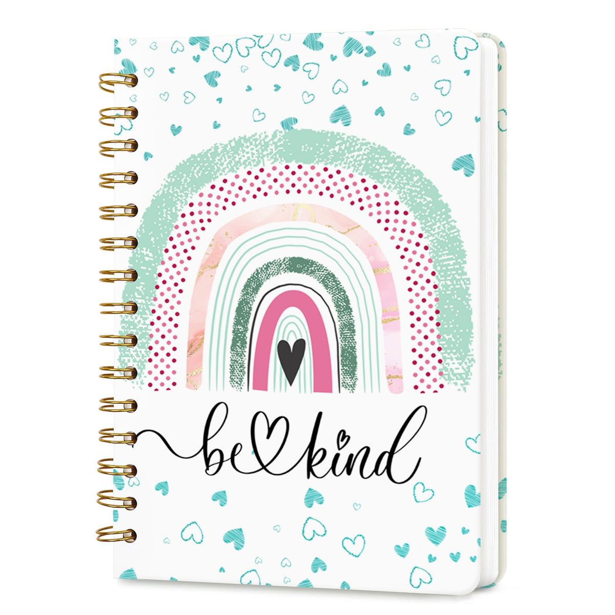 Lined Spiral Journal Notebook for Work A5, 160 Pages, Explosive Cat