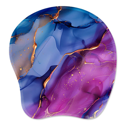 ITNRSIIET Mouse Pad Non-Slip Rubber Base Smooth Surface Stitched Edges Waterproof Durable Compatible with All Mice for Office & Gaming, Desk Accessory, Diameter 8.7 inch, Lavender