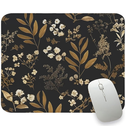 UTELKA Retro Boho Flroal Mouse Pad, Cute Mousepad for Desk Women 10x8
