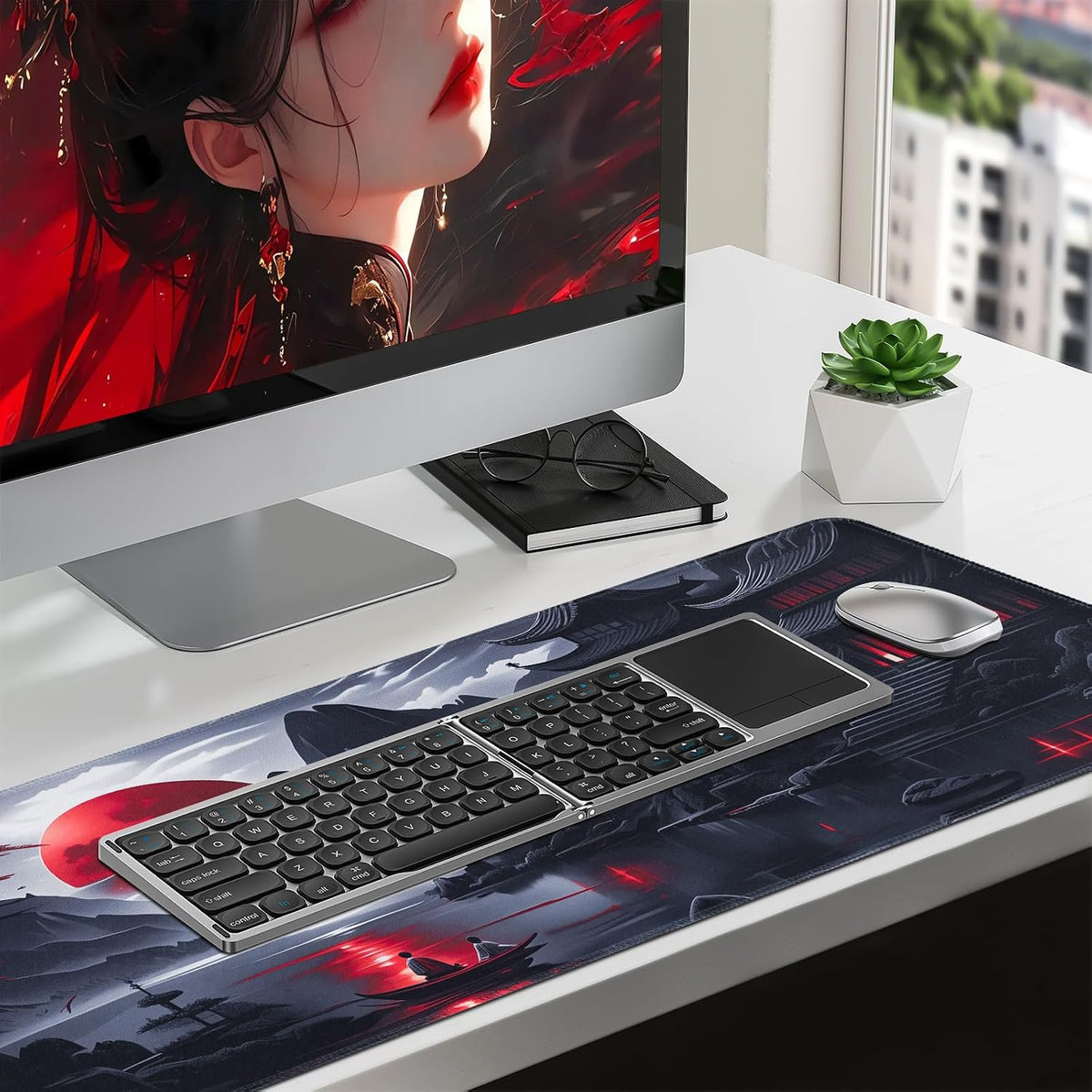 Large Gaming Mouse Pad,Anime Mousepad Suitable for Home Office School