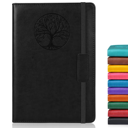 Biuwory Leather Journal Notebook,256 Thick Lined Pages,Hardcover 5.7"×8.3"