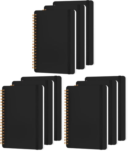 Utron 3 PCS Small Spiral Notebook 5x7, Notebooks for Note Taking, Morandi Spiral Journal Notebook, Work Notebook Small Notebooks 5x7 with Strap, Cute Notebooks for Women 70 Sheets/Note Books