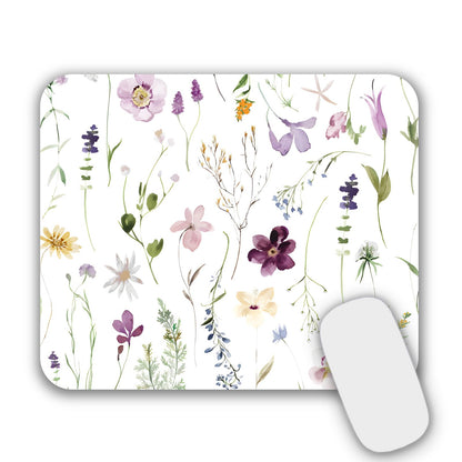 Mouse Pad Purple Butterflies Mouse Mat for Desk Laptop Computer