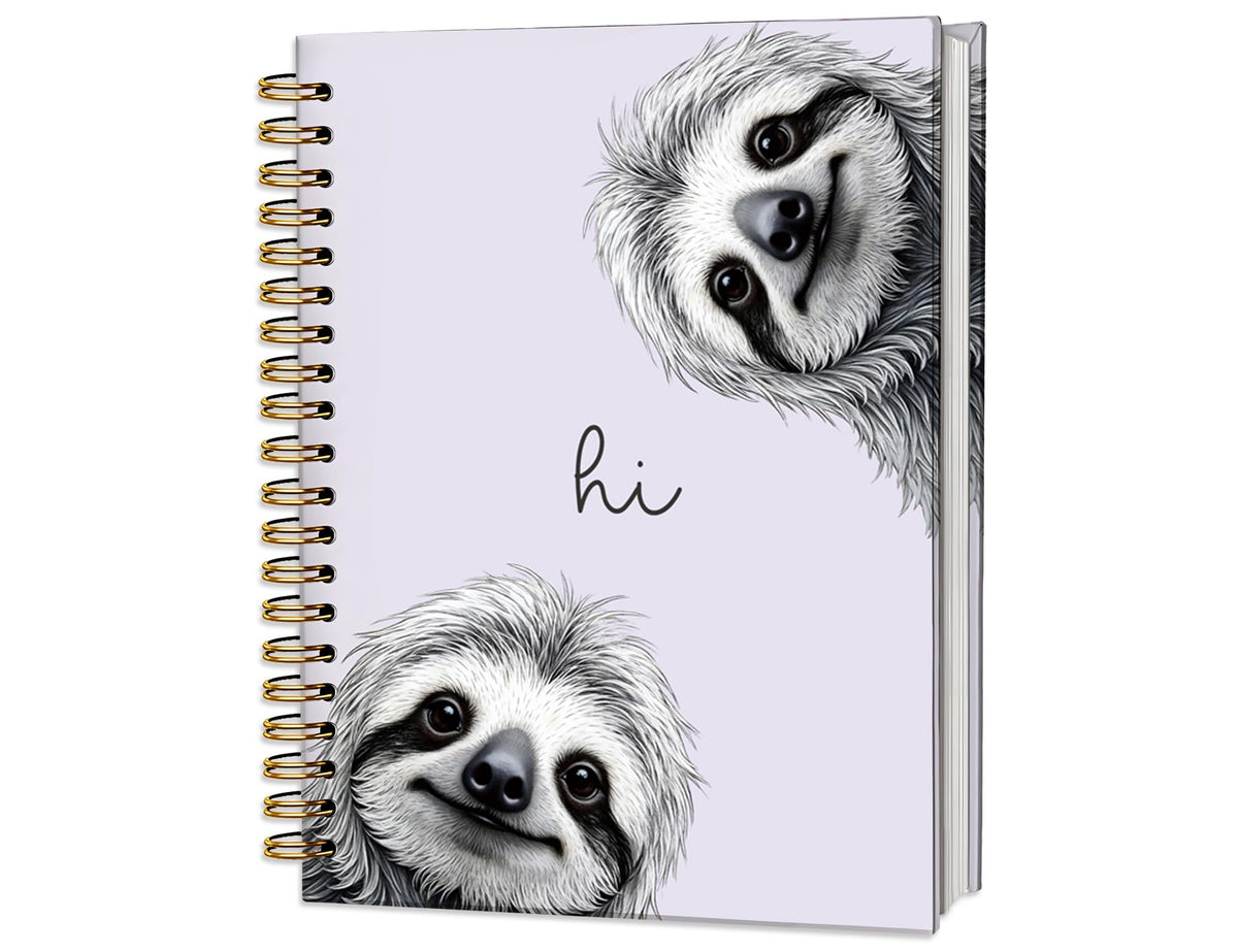 Penguin Notebook Journal,Cute Animal Notebook Journal for School Women Teen Girls Kids,Gifts for Penguin Lovers,Hardcover Spiral Notebooks for Work Notes Journaling,5.5x8.3 Inch