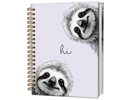 Penguin Notebook Journal,Cute Animal Notebook Journal for School Women Teen Girls Kids,Gifts for Penguin Lovers,Hardcover Spiral Notebooks for Work Notes Journaling,5.5x8.3 Inch