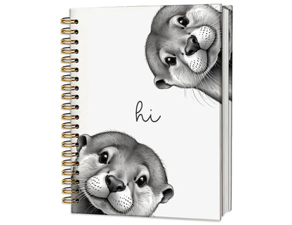 Penguin Notebook Journal,Cute Animal Notebook Journal for School Women Teen Girls Kids,Gifts for Penguin Lovers,Hardcover Spiral Notebooks for Work Notes Journaling,5.5x8.3 Inch
