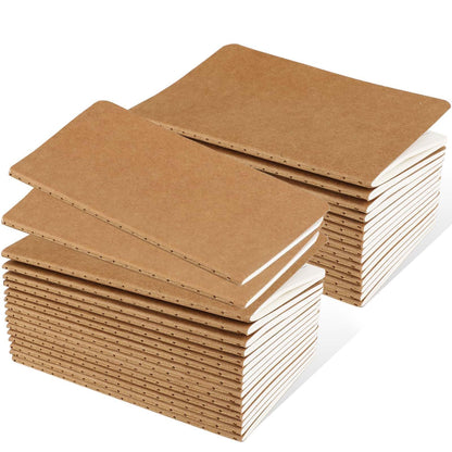 Oucaru 16PCS Mini Notebooks Bulk, Small Pocket Notebook, 3.5"x5.5" Blank