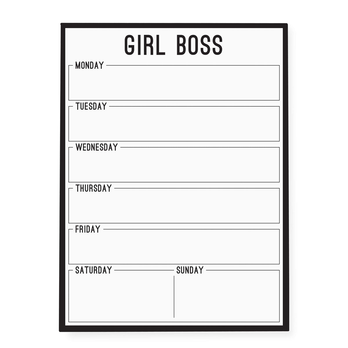 Graphique Large Notepad, Brush Strokes – 6" x 8", Cute Notepad with 150 Tear-Off Sheets, Features the Word “Notes” on Every Page – Perfect for Note Taking, List Making, and More